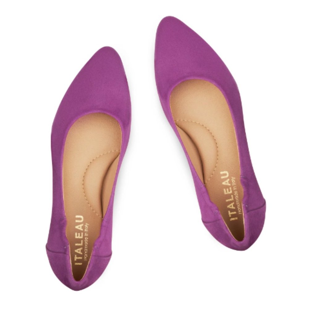 Italeau Flexlite Flats - Violet size 7.5 US / 38 EU
